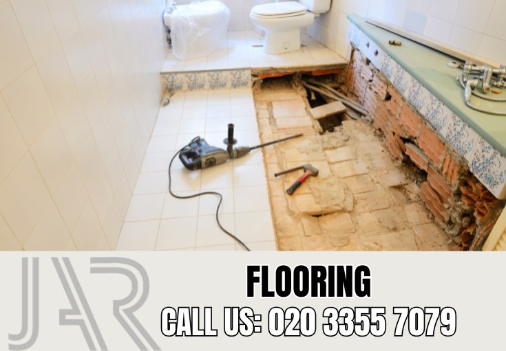 Bathroom Flooring Installation by Soho Bathroom Fitters